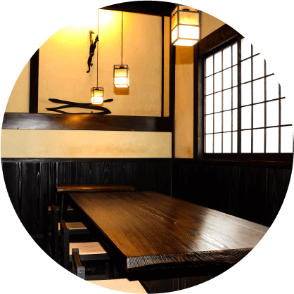 うなぎの原田店内
